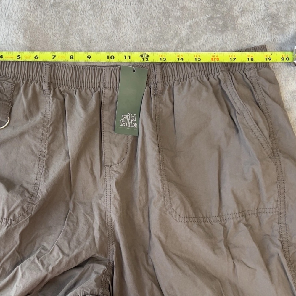 Women’s Mid Rise Cargo Pants Pewter Gray Size XXL - Wild Fable - Picture 3 of 7